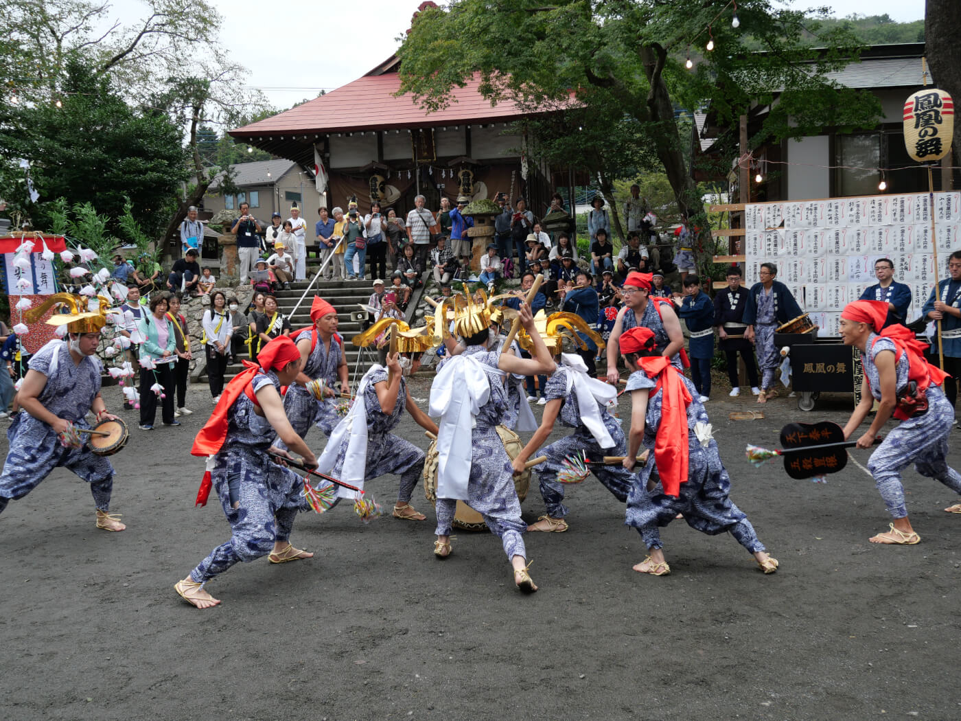 第47回多摩めぐり ユネスコ無形文化遺産「鳳凰の舞」道行から奉納まで